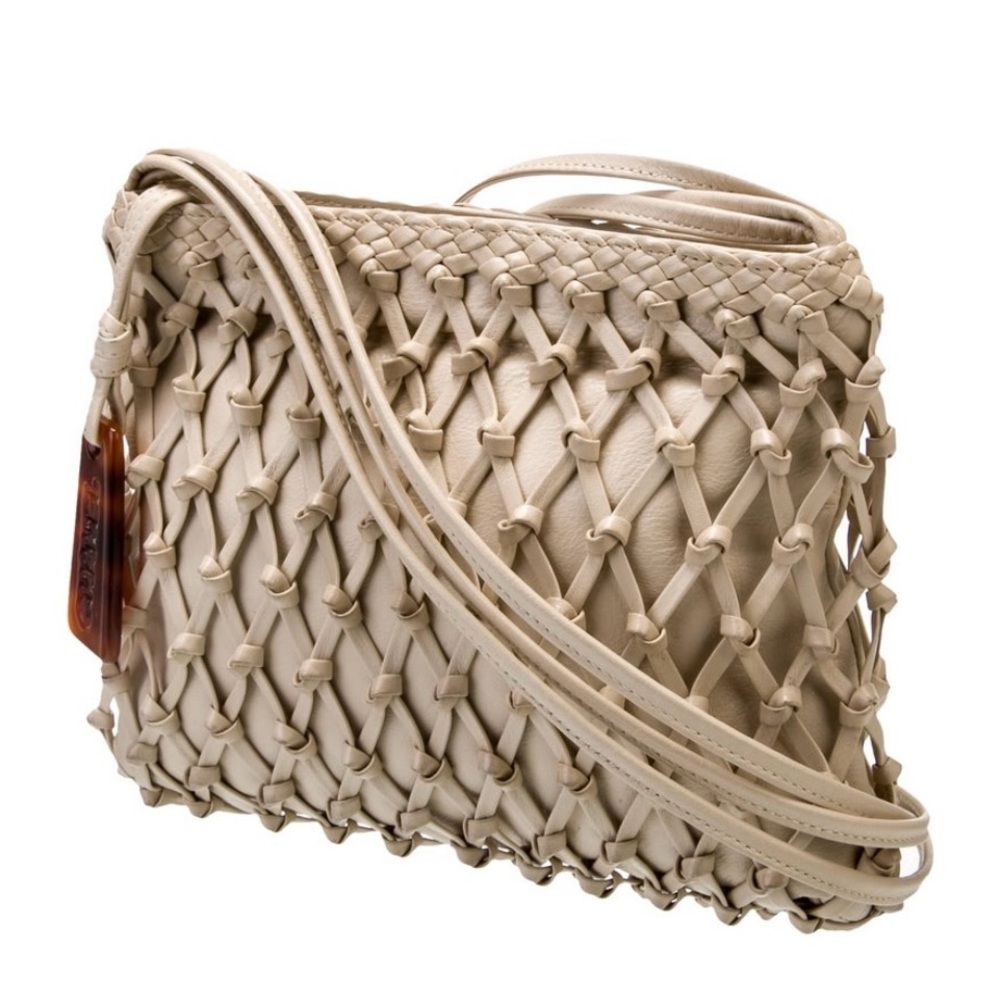 CHANEL Vintage Woven Cream Crossbody Bag - Unbranded - Picture 4 of 5